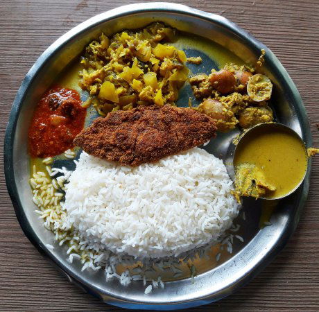 Goan Fish Thali: Anand Seafood (Vagator)