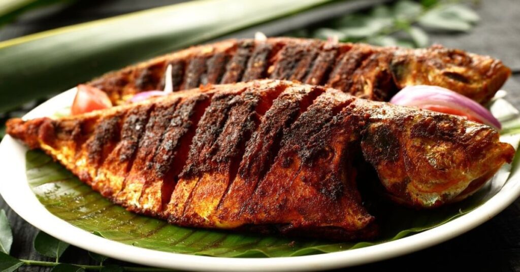 Goan fish thali: Martin’s Corner (Betalbatim)
