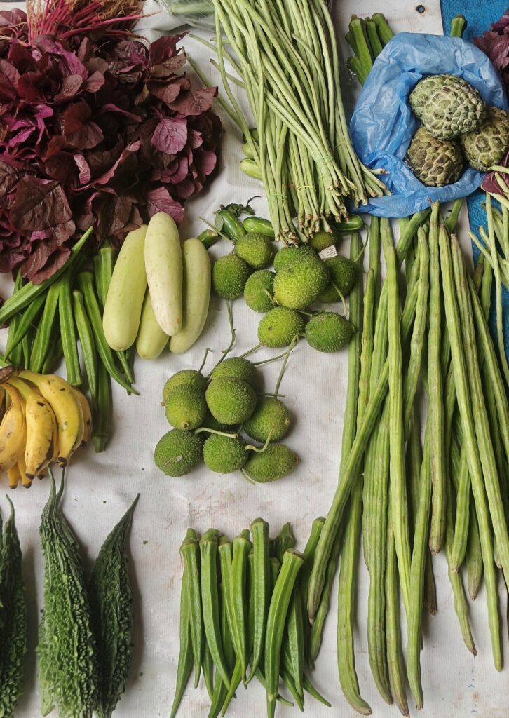 Goan vegetables in Mapusa Market