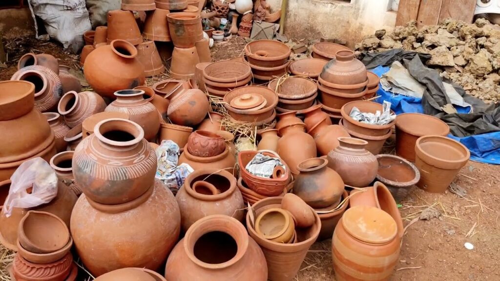 Clay Pots in Mapusa Market